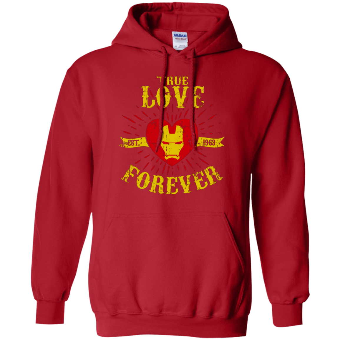 Sweatshirts Red / Small TLF IRON Pullover Hoodie