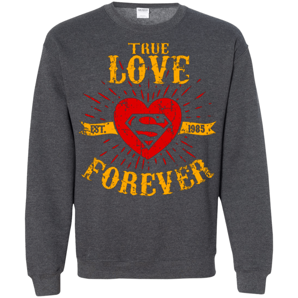 Sweatshirts Dark Heather / Small TLF SUPER Crewneck Sweatshirt