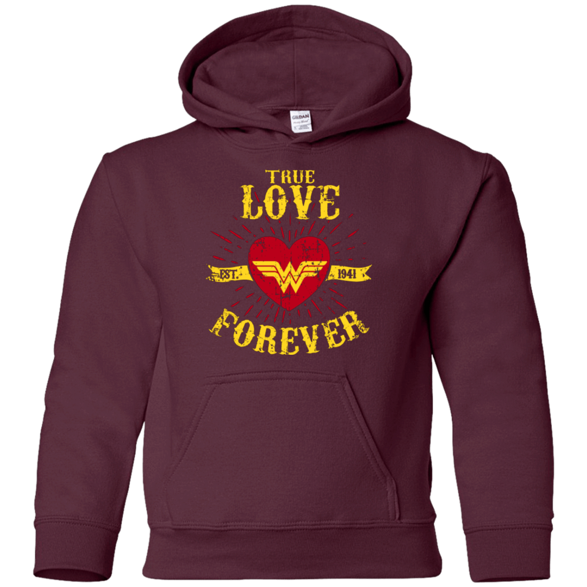 Sweatshirts Maroon / YS TLF WONDER Youth Hoodie