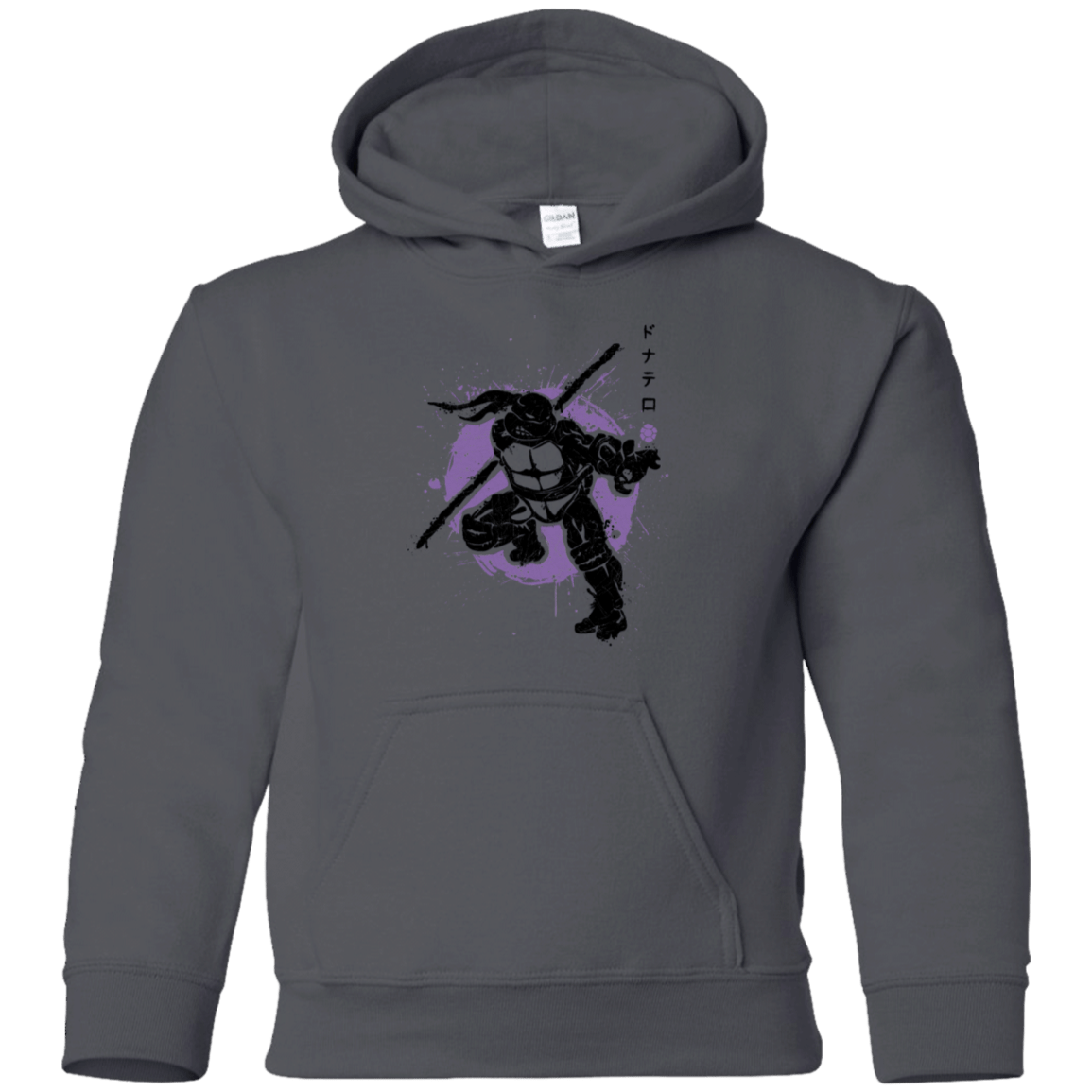 Sweatshirts Charcoal / YS TMNT - Bo Warrior Youth Hoodie