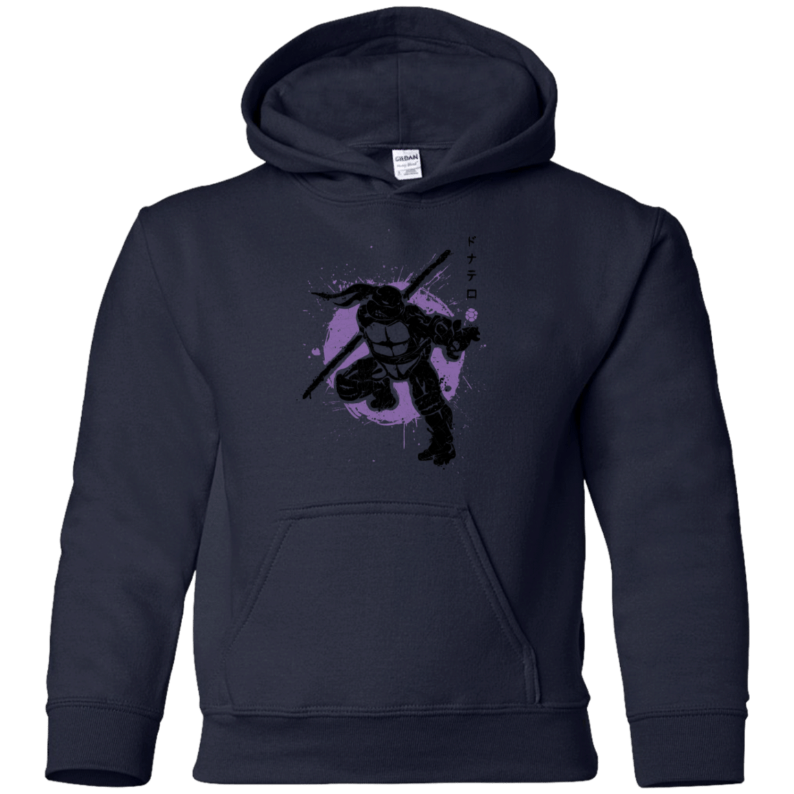 Sweatshirts Navy / YS TMNT - Bo Warrior Youth Hoodie