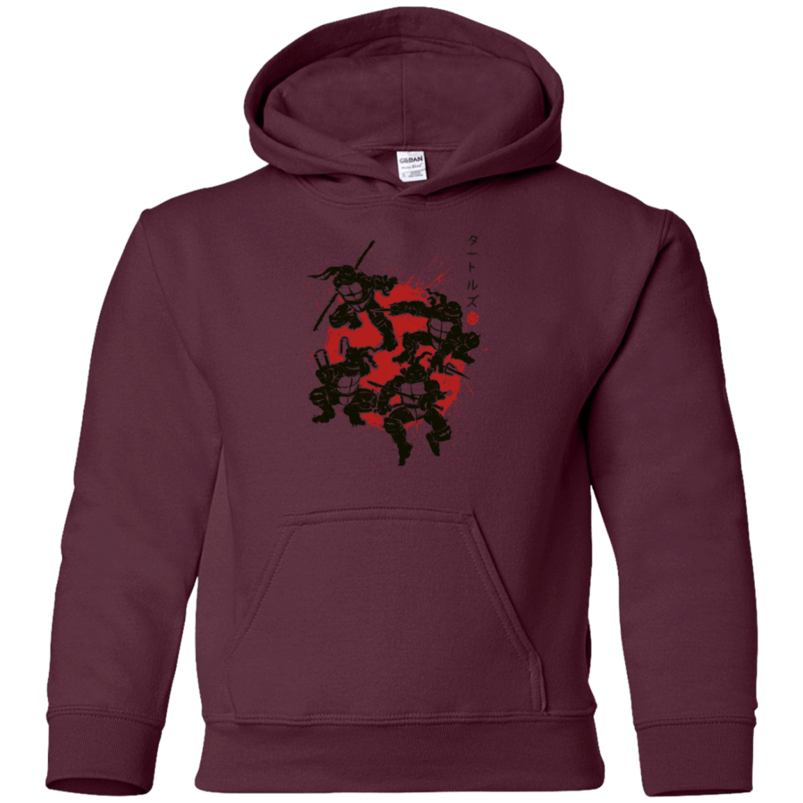 Sweatshirts Maroon / YS TMNT - Mutant Warriors Youth Hoodie
