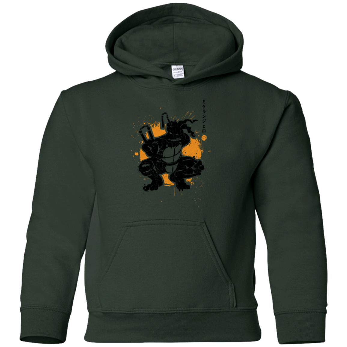 Sweatshirts Forest Green / YS TMNT - Nunchaku Warrior Youth Hoodie