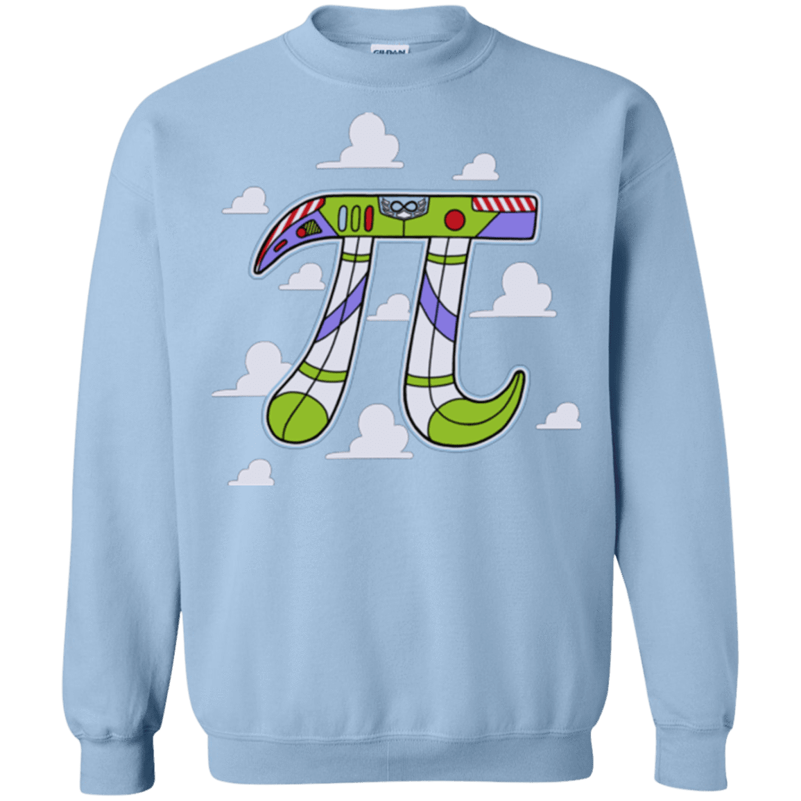 Sweatshirts Light Blue / Small To Infinity Crewneck Sweatshirt