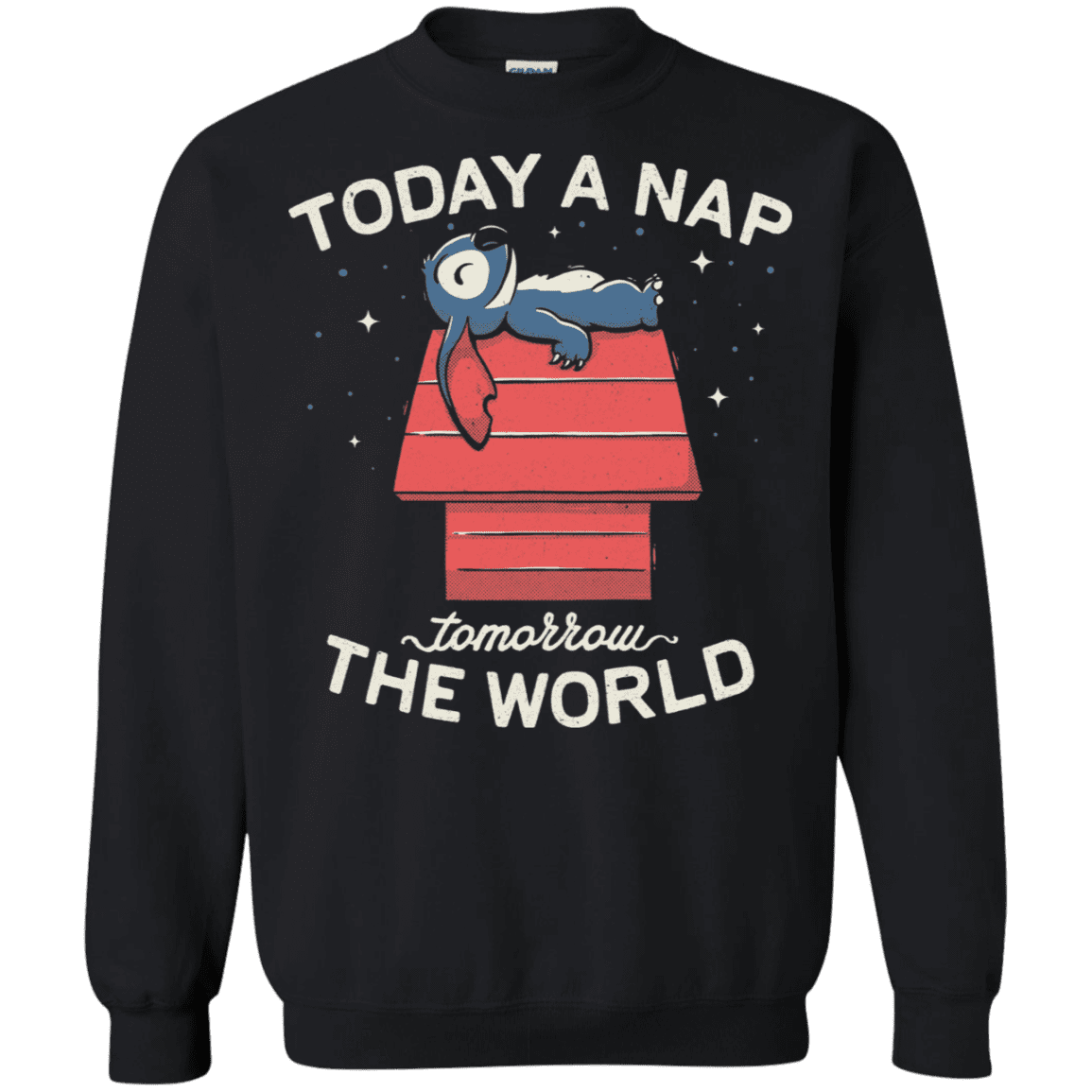 Sweatshirts Black / S Today a Nap Tomorrow the World Crewneck Sweatshirt