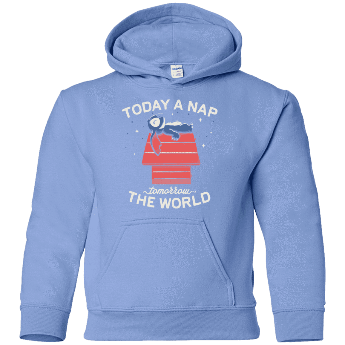 Sweatshirts Carolina Blue / YS Today a Nap Tomorrow the World Youth Hoodie