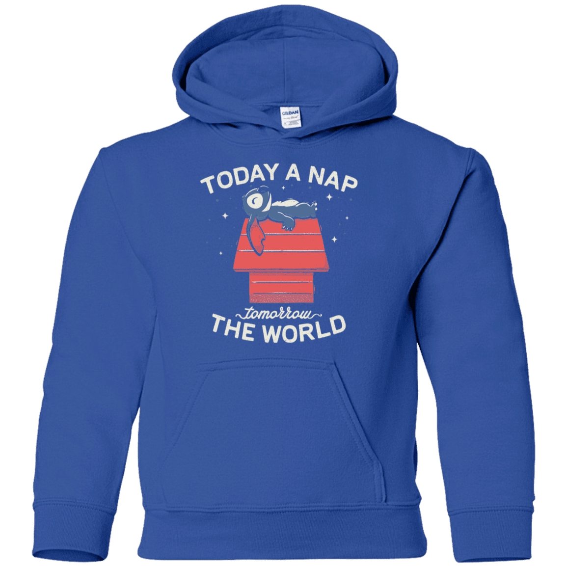 Sweatshirts Royal / YS Today a Nap Tomorrow the World Youth Hoodie