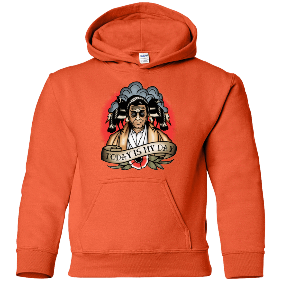 Sweatshirts Orange / YS Today Is My Day Youth Hoodie
