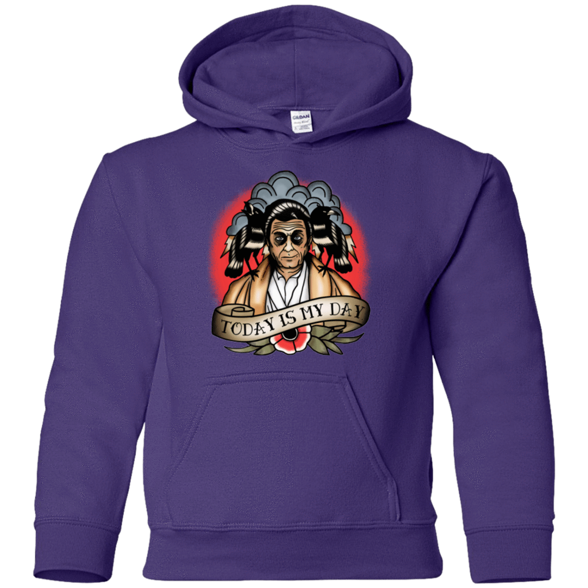 Sweatshirts Purple / YS Today Is My Day Youth Hoodie