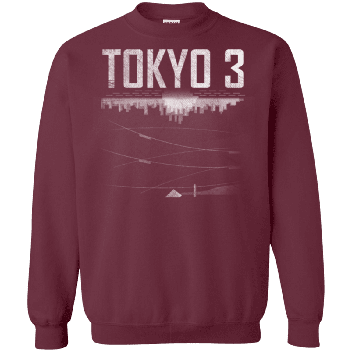 Sweatshirts Maroon / Small Tokyo 3 Crewneck Sweatshirt
