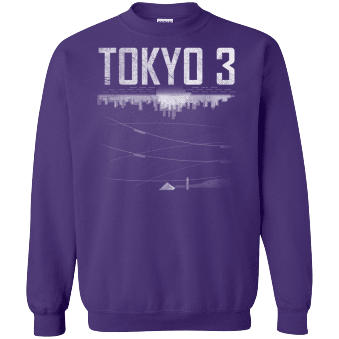 Sweatshirts Purple / Small Tokyo 3 Crewneck Sweatshirt