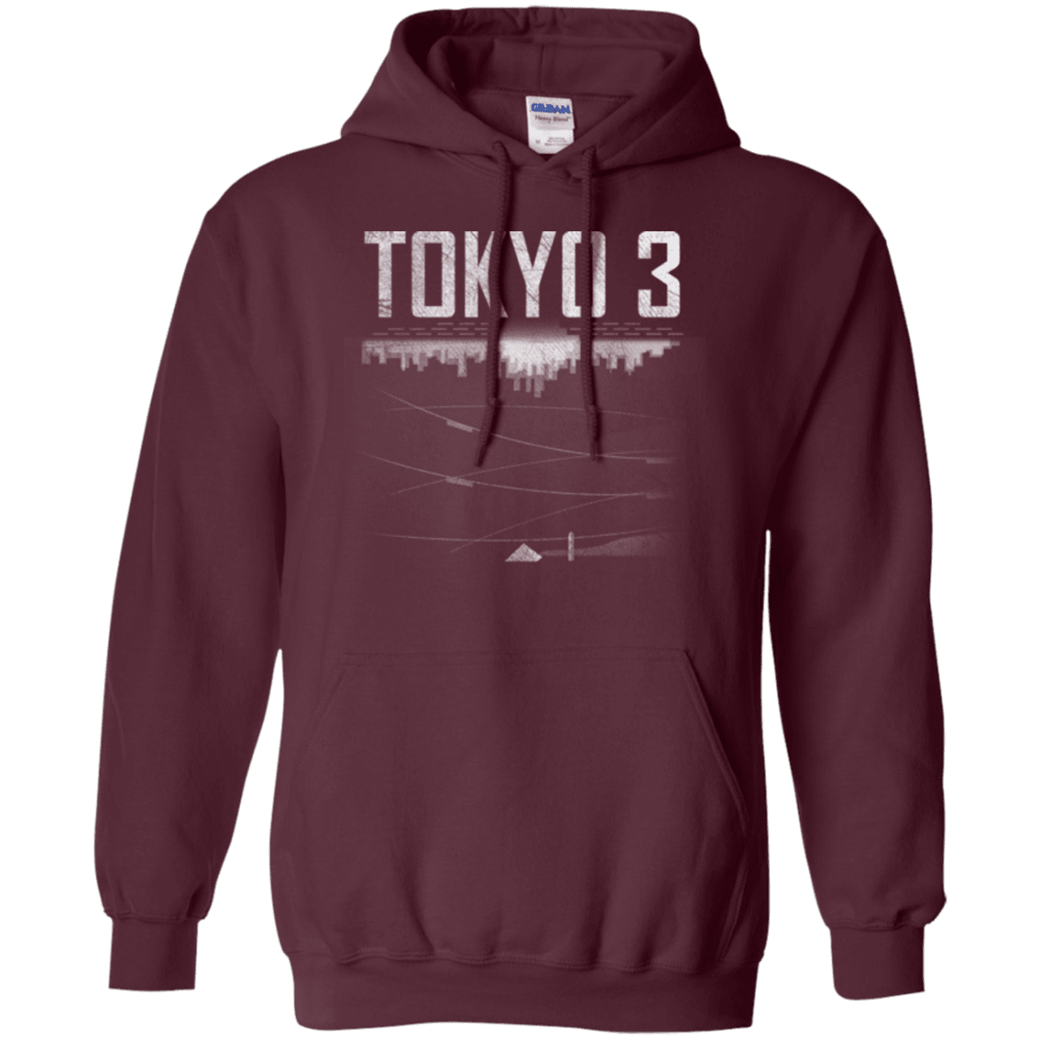 Sweatshirts Maroon / Small Tokyo 3 Pullover Hoodie