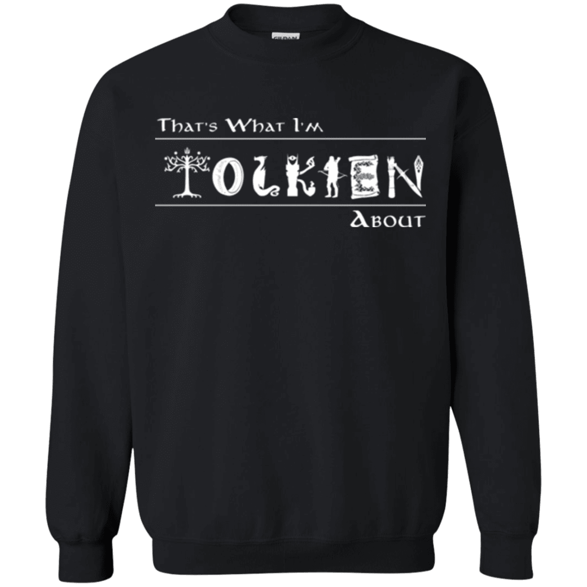 Sweatshirts Black / Small Tolkien About Crewneck Sweatshirt