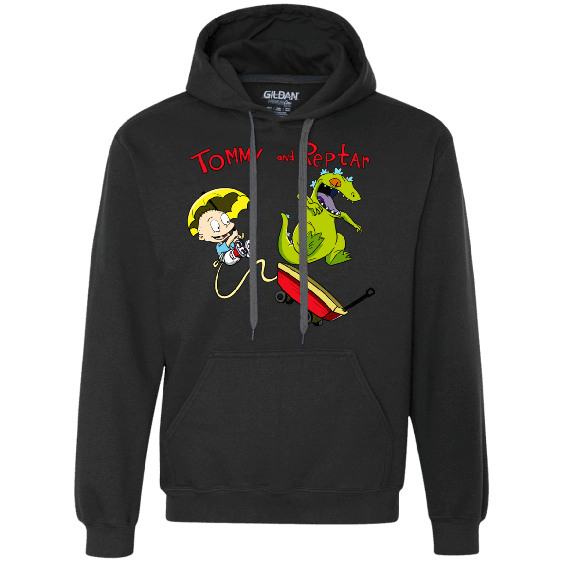 Sweatshirts Black / S Tommy and Reptar Premium Fleece Hoodie