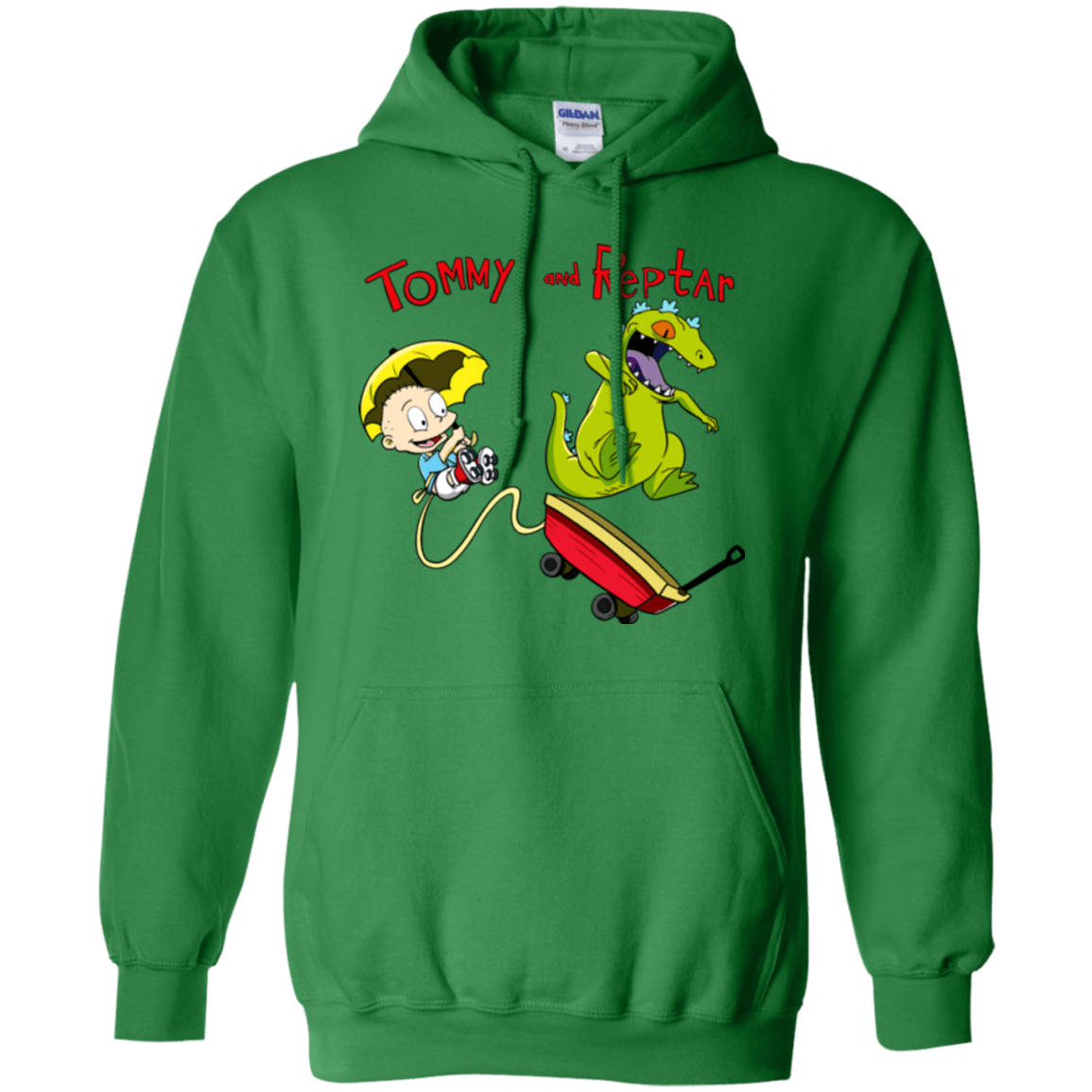 Tommy and Reptar Pullover Hoodie