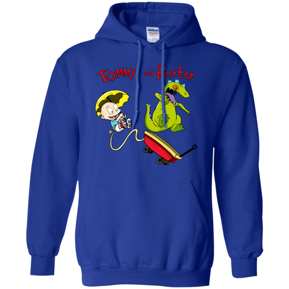 Tommy and Reptar Pullover Hoodie