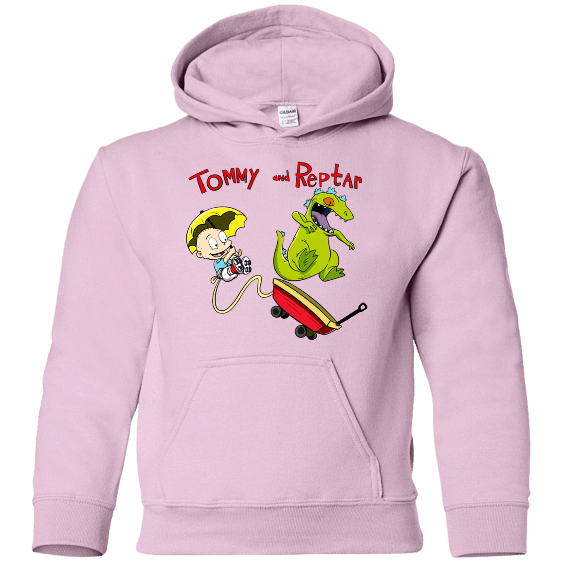 Sweatshirts Light Pink / YS Tommy and Reptar Youth Hoodie