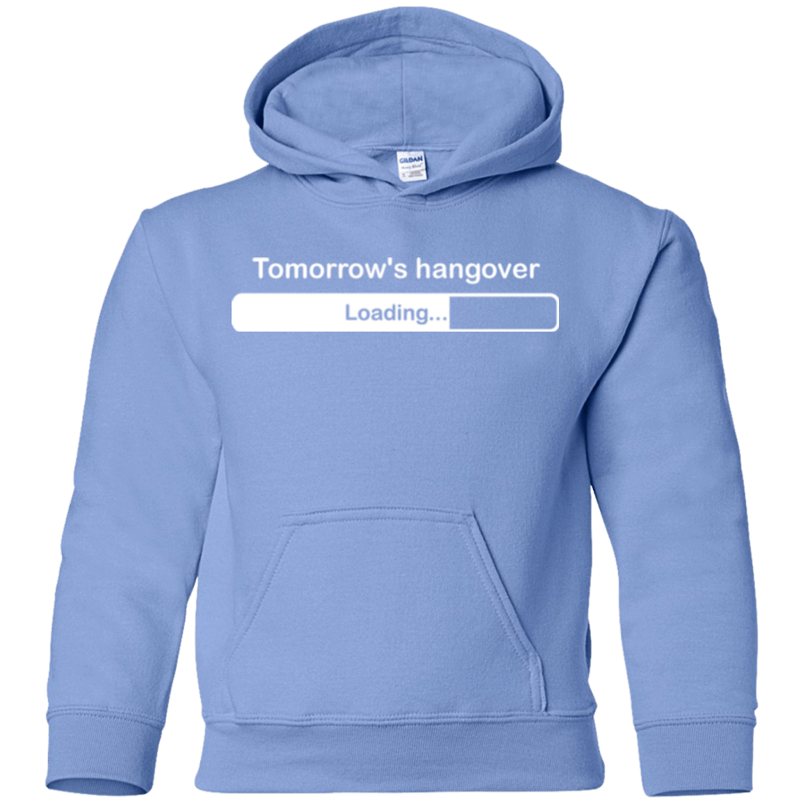 Sweatshirts Carolina Blue / YS Tomorrow's hangover Youth Hoodie