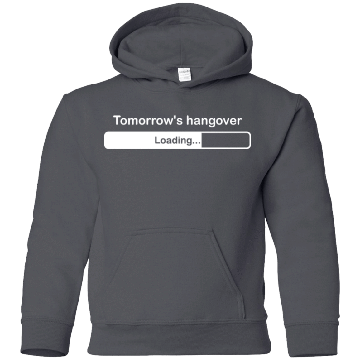 Sweatshirts Charcoal / YS Tomorrow's hangover Youth Hoodie