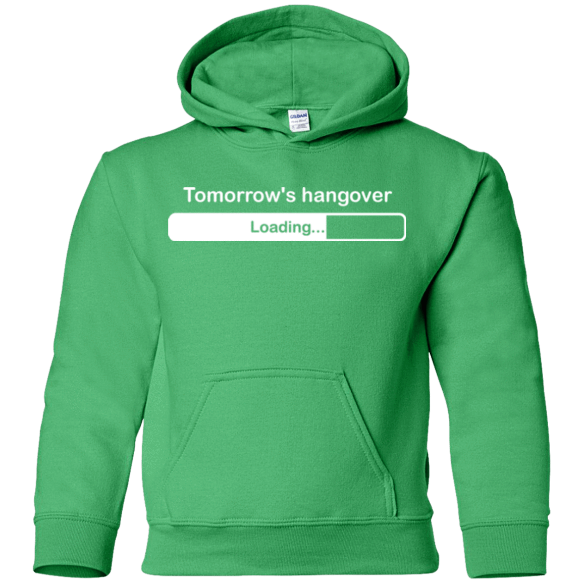 Sweatshirts Irish Green / YS Tomorrow's hangover Youth Hoodie