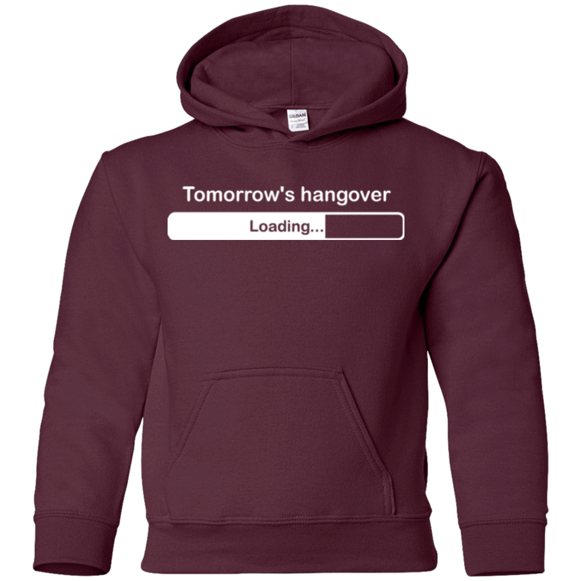 Sweatshirts Maroon / YS Tomorrow's hangover Youth Hoodie