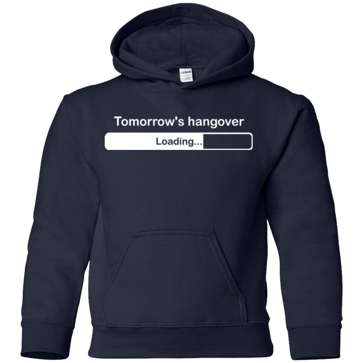 Sweatshirts Navy / YS Tomorrow's hangover Youth Hoodie
