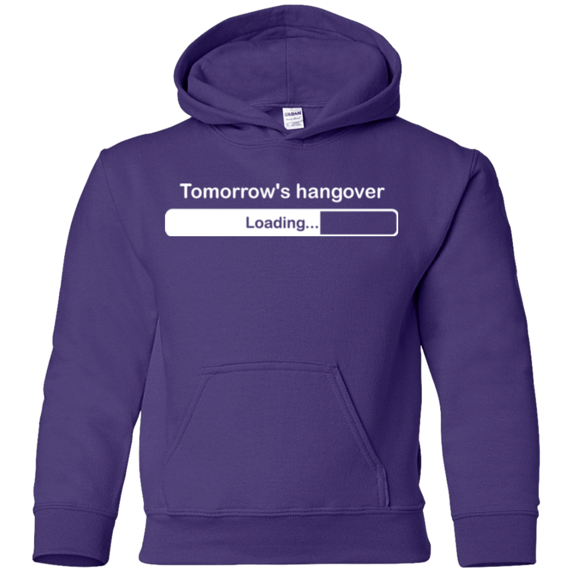 Sweatshirts Purple / YS Tomorrow's hangover Youth Hoodie