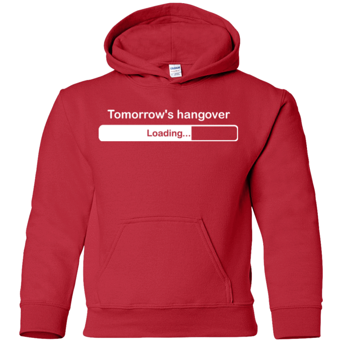 Sweatshirts Red / YS Tomorrow's hangover Youth Hoodie