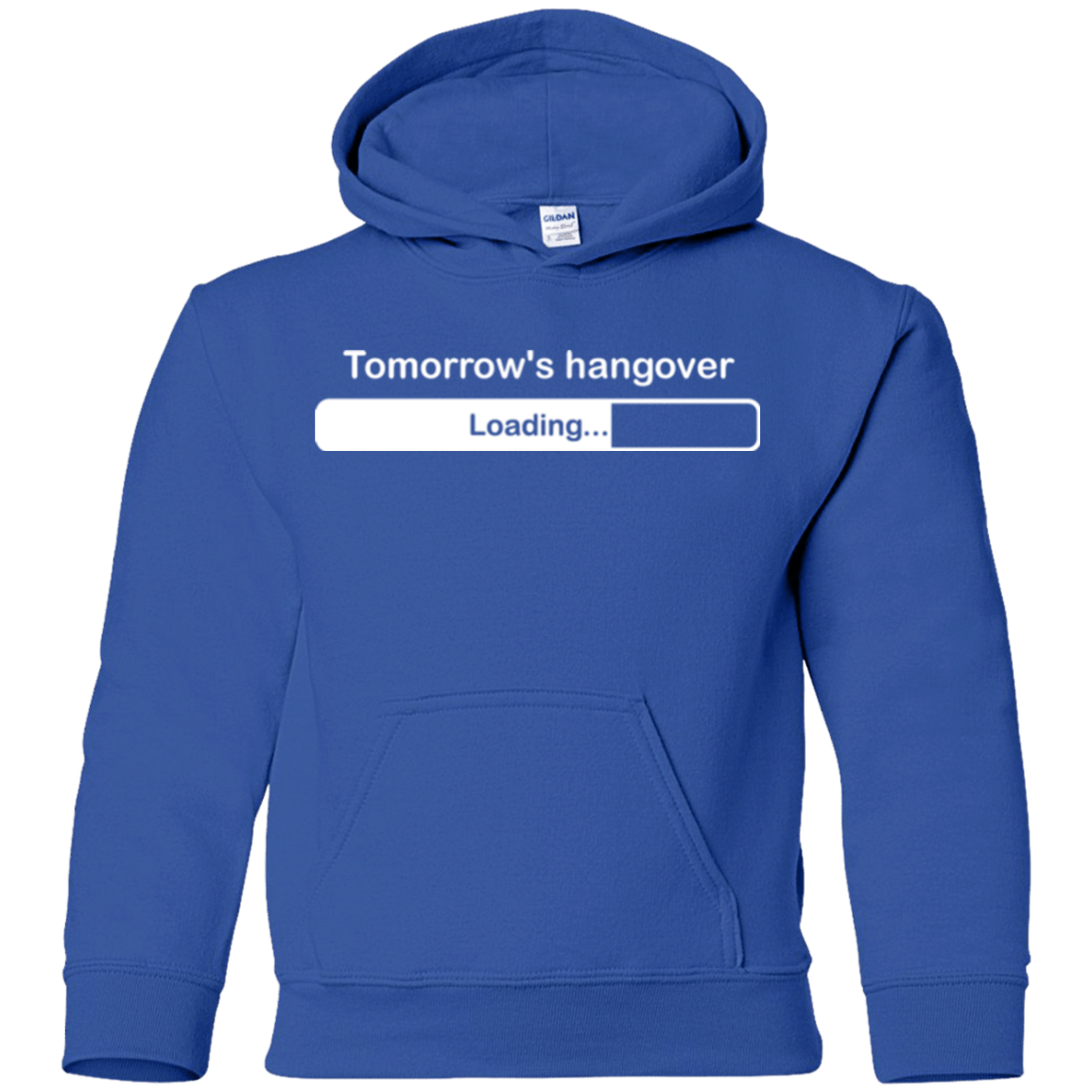 Sweatshirts Royal / YS Tomorrow's hangover Youth Hoodie