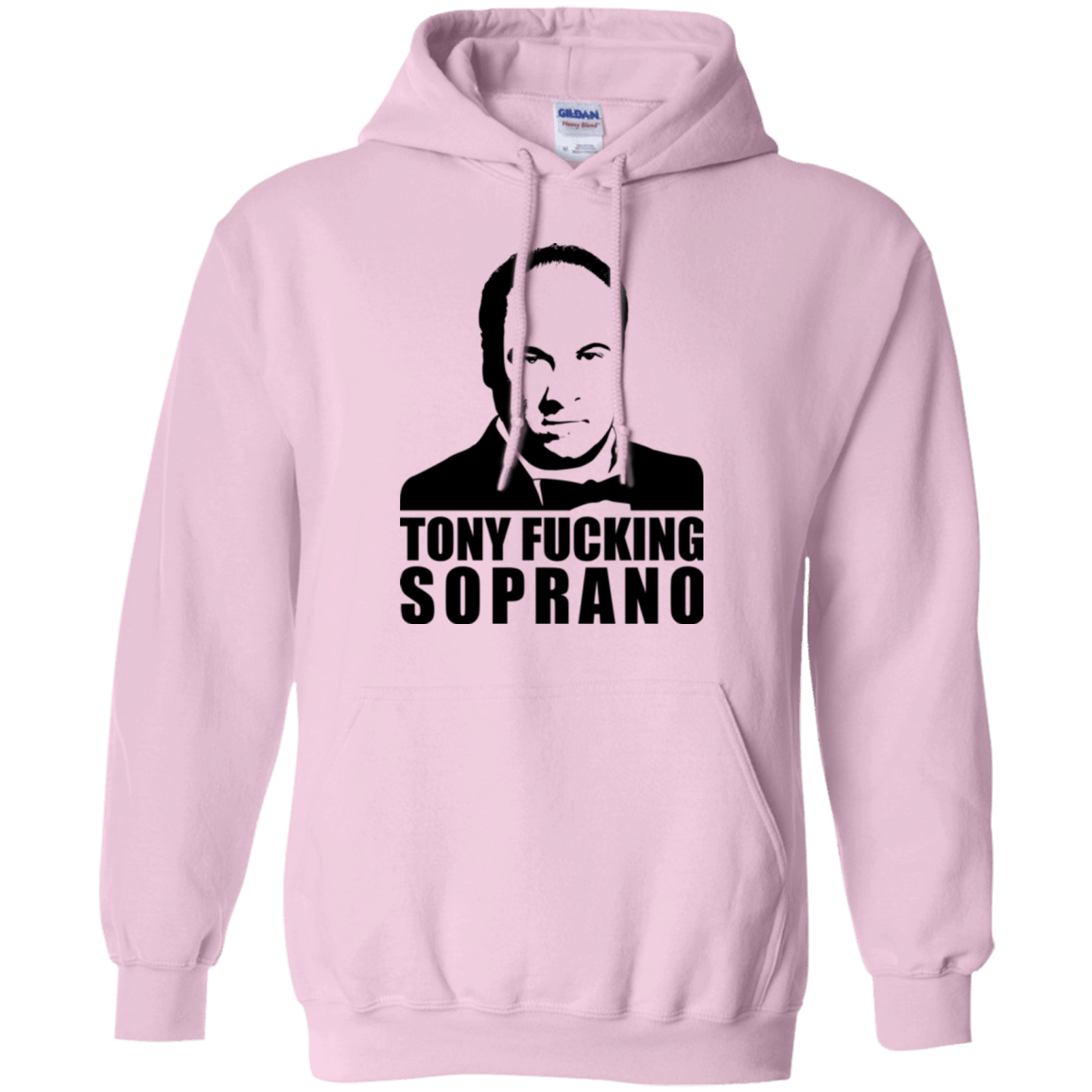Sweatshirts Light Pink / Small Tony Fucking Soprano Pullover Hoodie