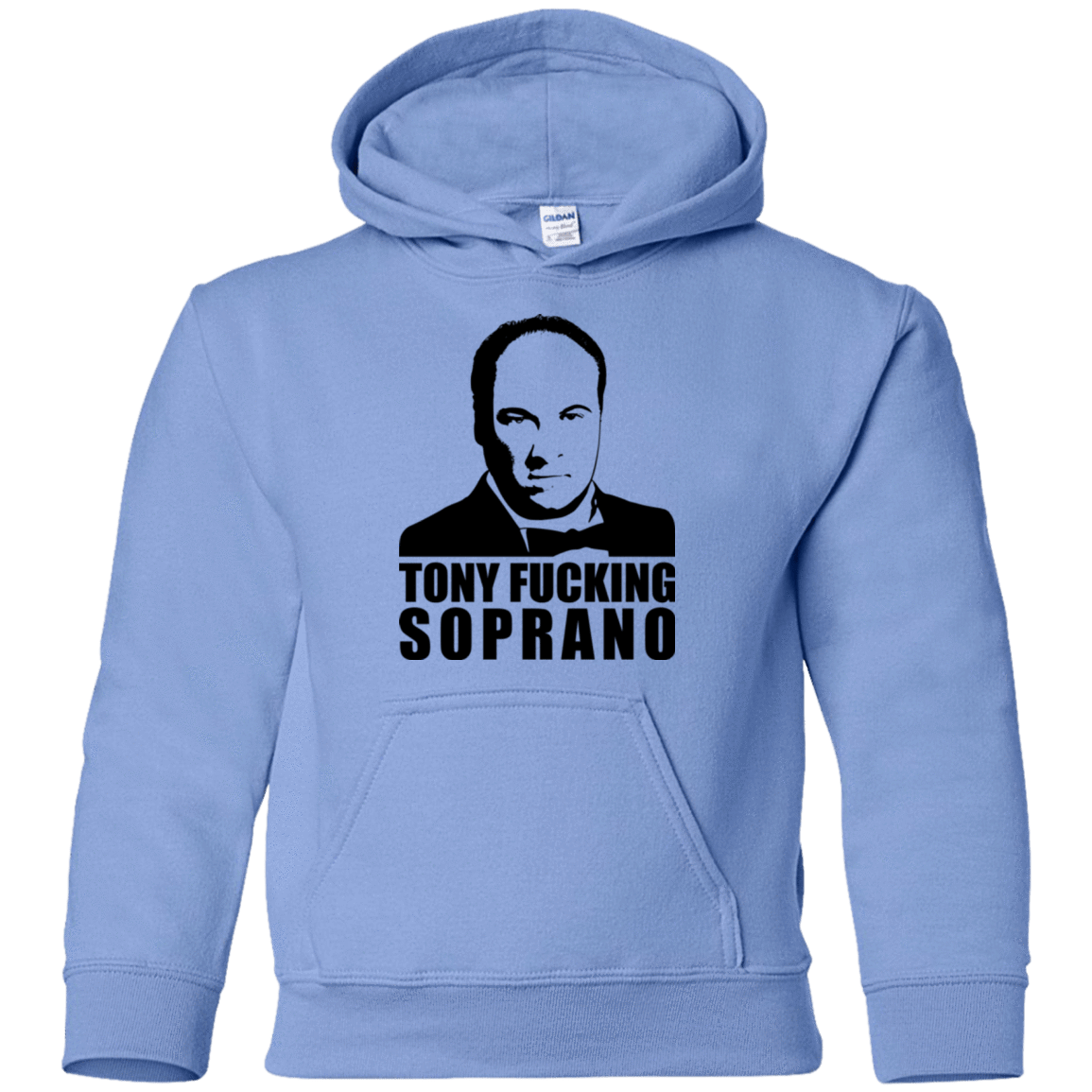 Sweatshirts Carolina Blue / YS Tony Fucking Soprano Youth Hoodie