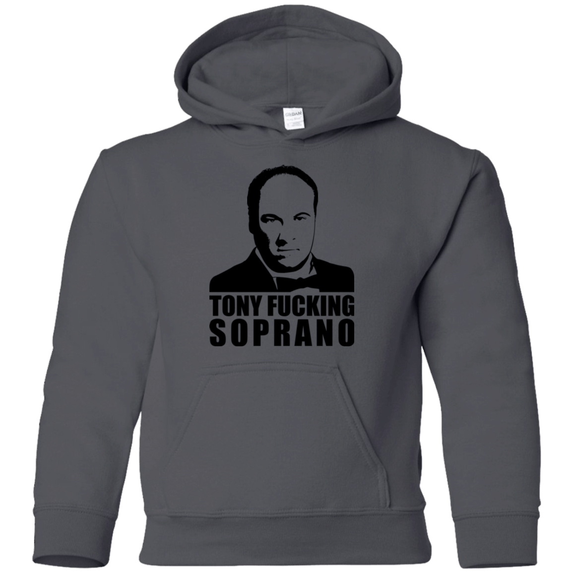 Sweatshirts Charcoal / YS Tony Fucking Soprano Youth Hoodie