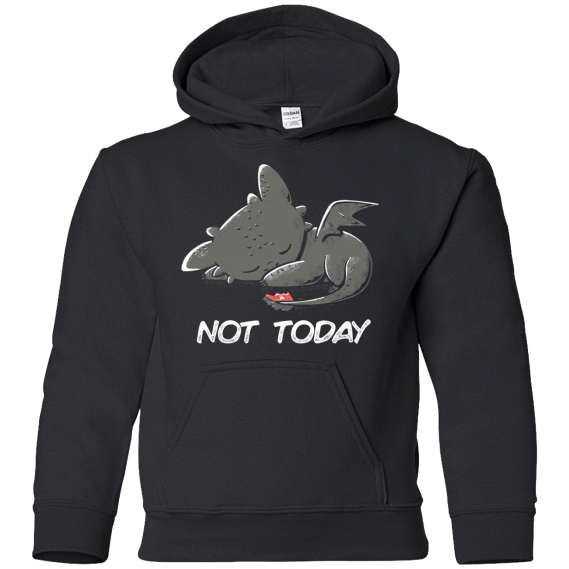Sweatshirts Black / YS Toothless Not Today Youth Hoodie