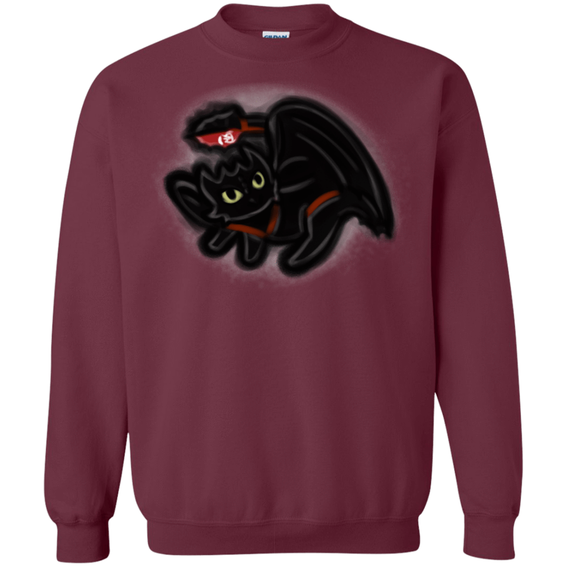 Sweatshirts Maroon / S Toothless Simba Crewneck Sweatshirt