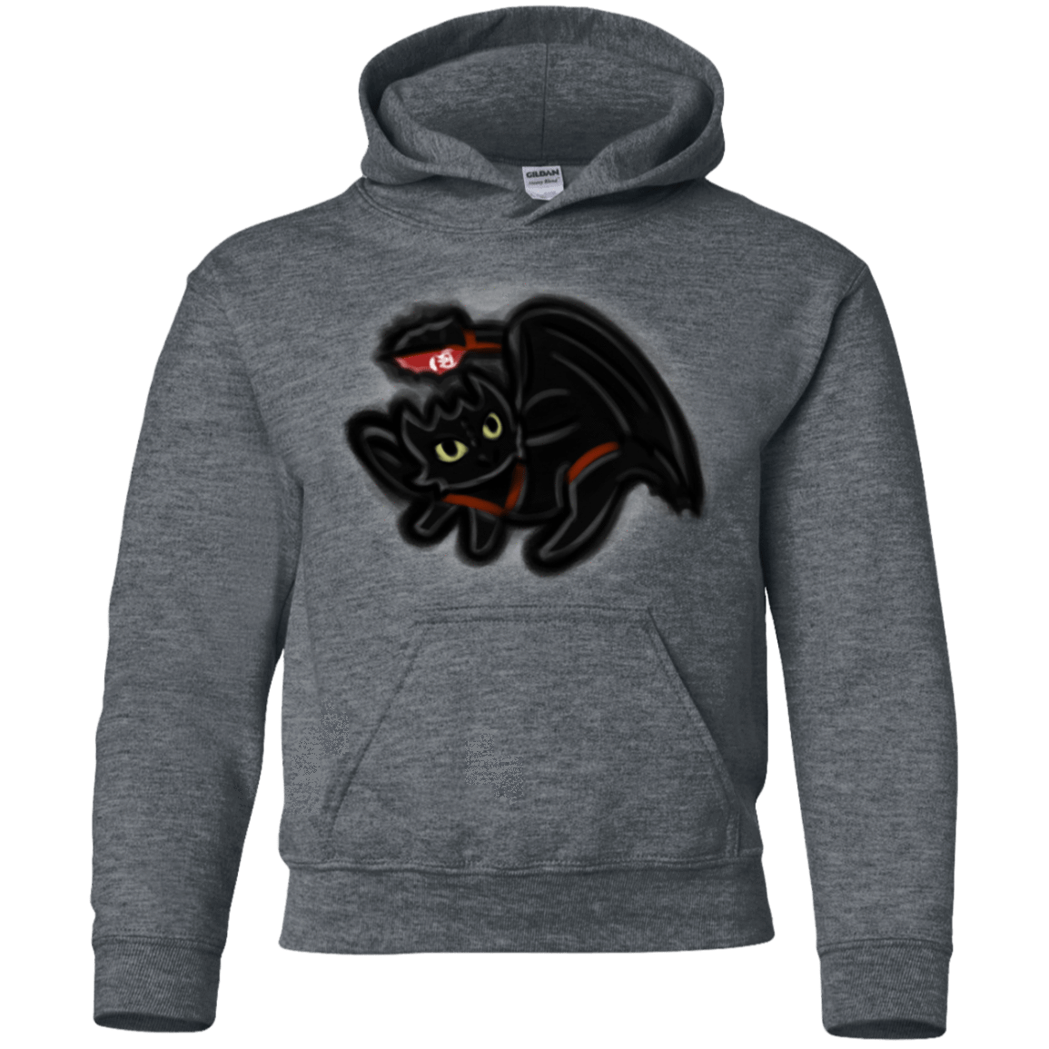 Sweatshirts Dark Heather / YS Toothless Simba Youth Hoodie