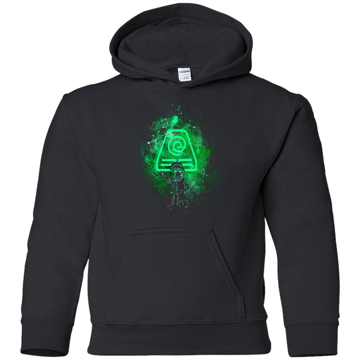 Sweatshirts Black / YS Toph Art Youth Hoodie