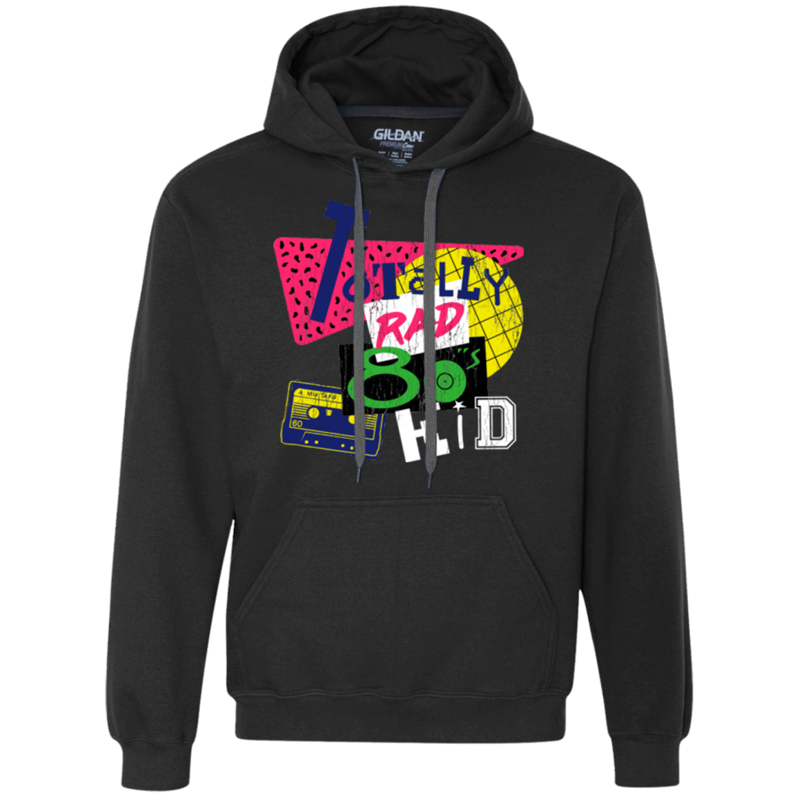 Sweatshirts Black / Small Totally Rad Premium Fleece Hoodie