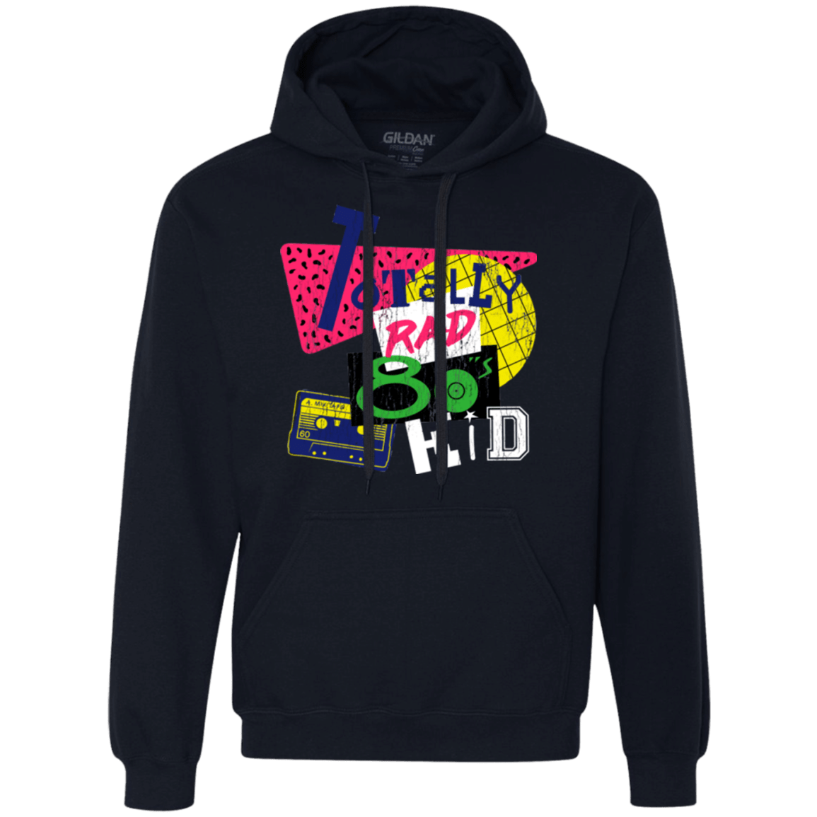 Sweatshirts Navy / Small Totally Rad Premium Fleece Hoodie