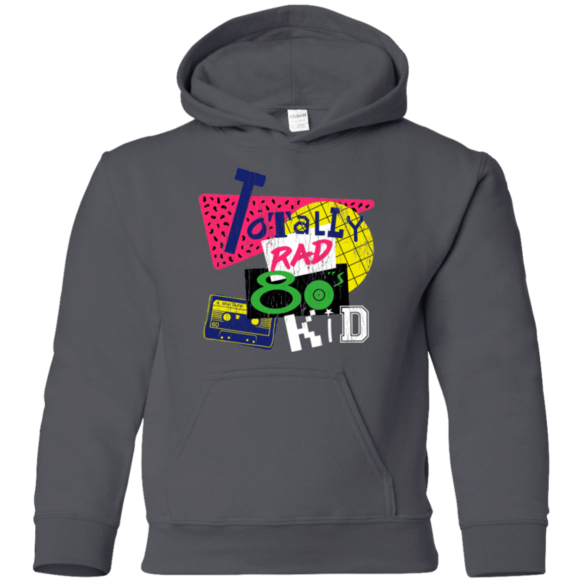 Sweatshirts Charcoal / YS Totally Rad Youth Hoodie