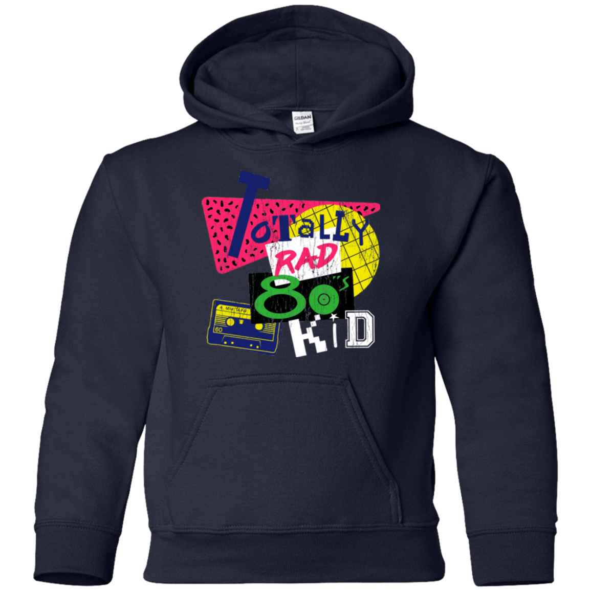 Sweatshirts Navy / YS Totally Rad Youth Hoodie