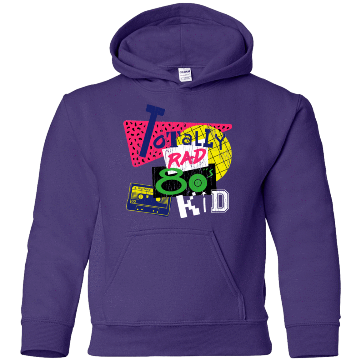 Sweatshirts Purple / YS Totally Rad Youth Hoodie