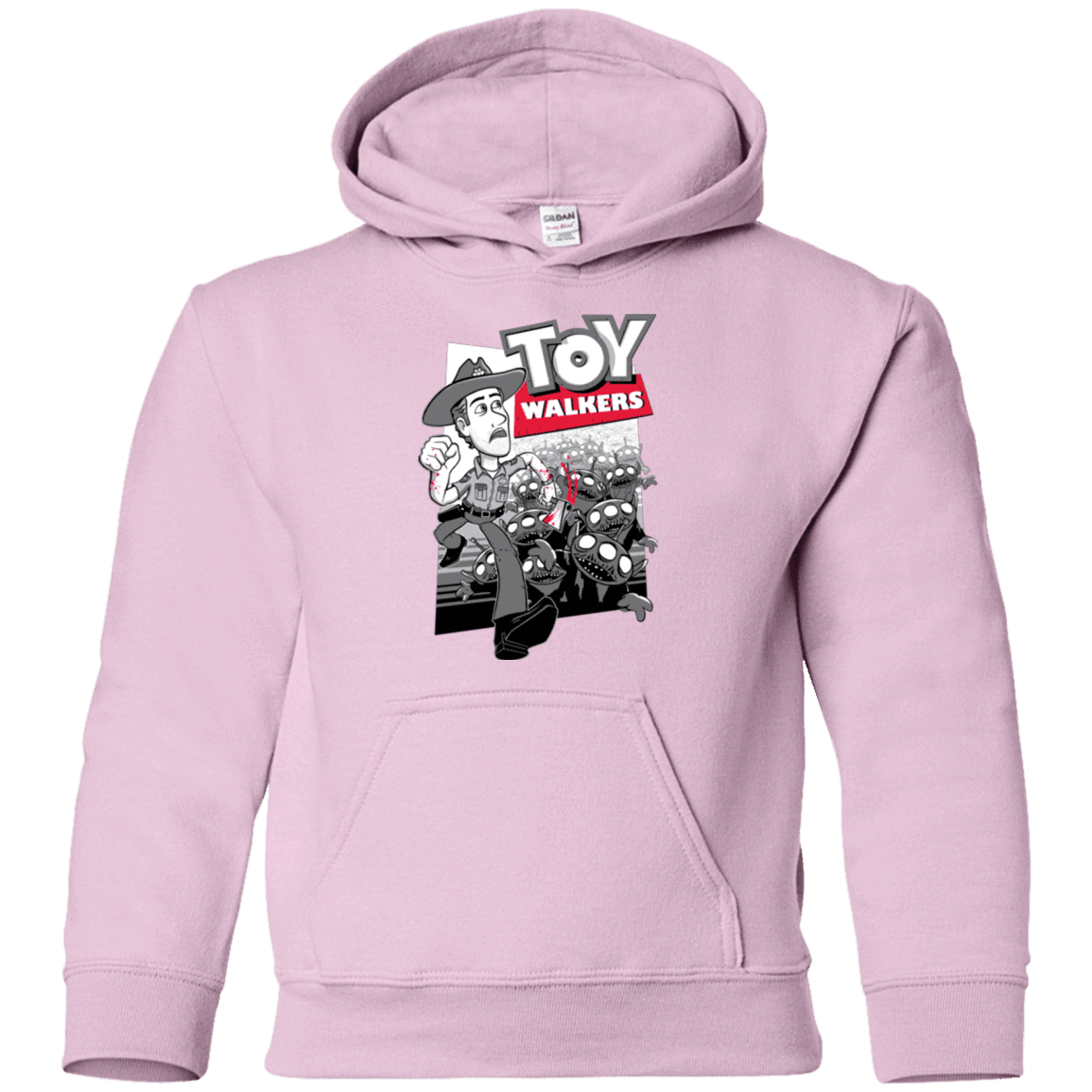 Sweatshirts Light Pink / YS Toy Walkers Youth Hoodie