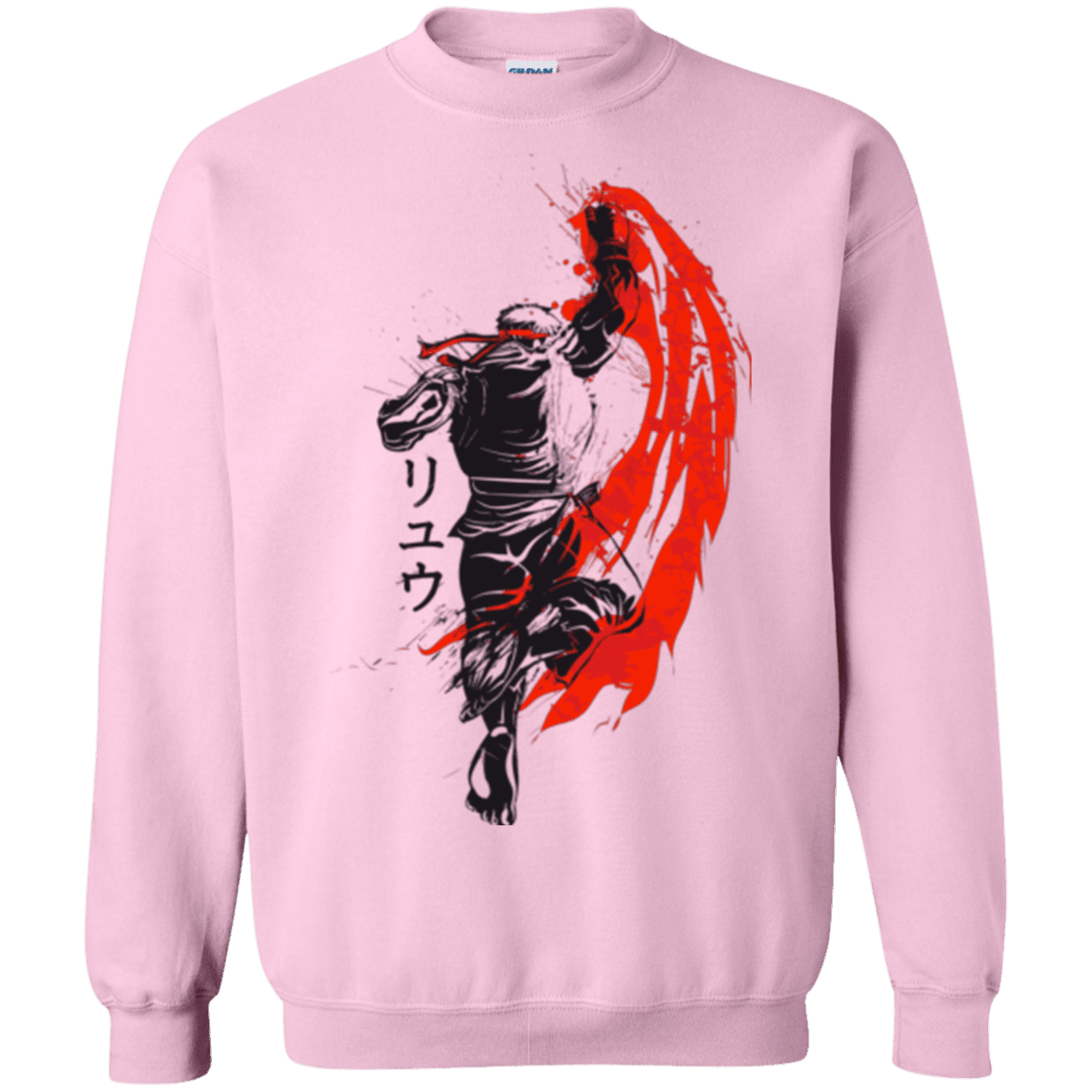Sweatshirts Light Pink / Small Traditional Fighter Crewneck Sweatshirt