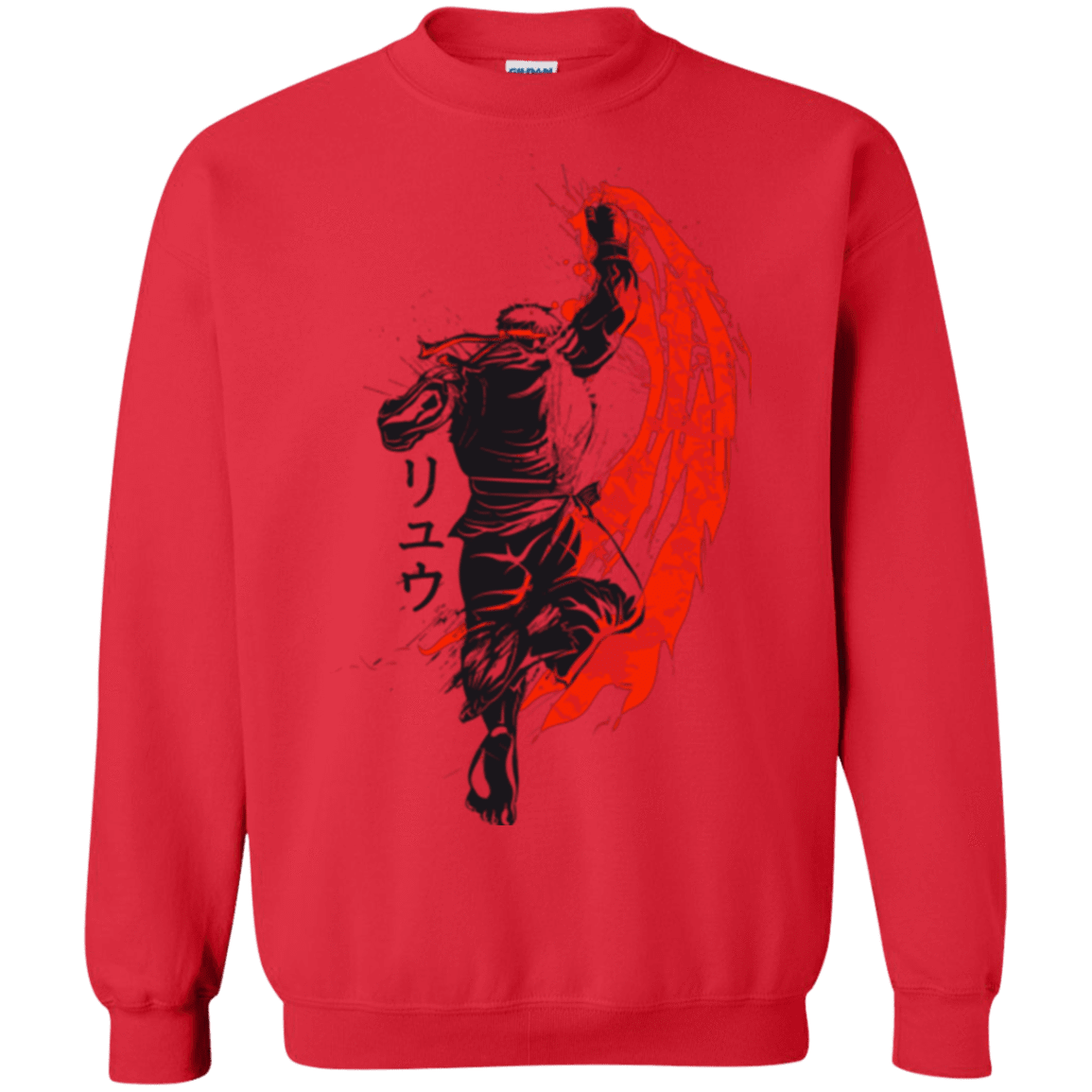 Sweatshirts Red / Small Traditional Fighter Crewneck Sweatshirt