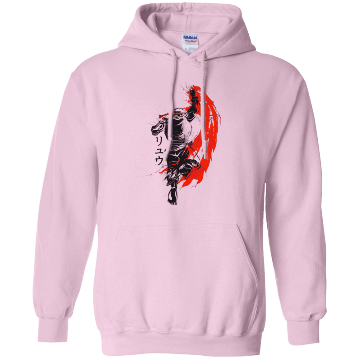 Sweatshirts Light Pink / Small Traditional Fighter Pullover Hoodie
