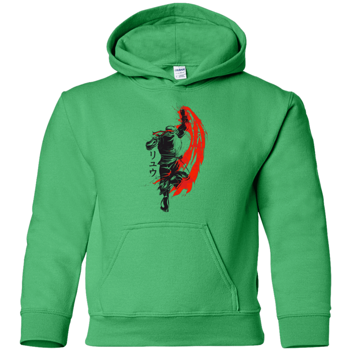 Sweatshirts Irish Green / YS Traditional Fighter Youth Hoodie