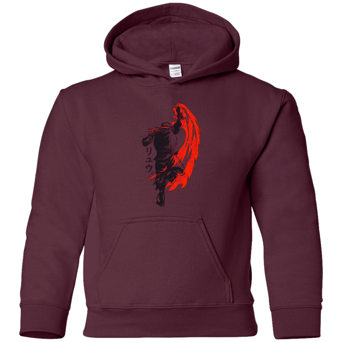 Sweatshirts Maroon / YS Traditional Fighter Youth Hoodie