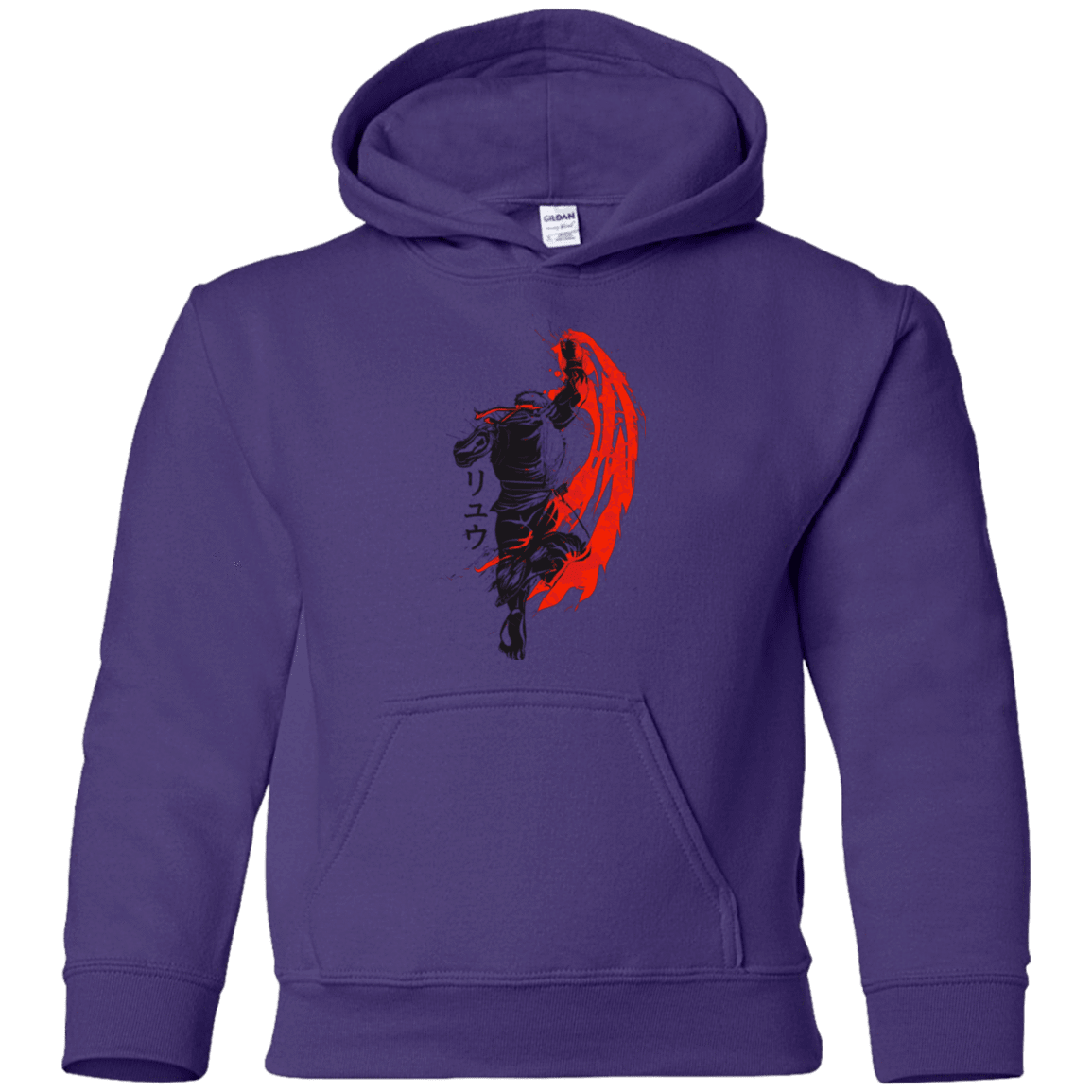 Sweatshirts Purple / YS Traditional Fighter Youth Hoodie