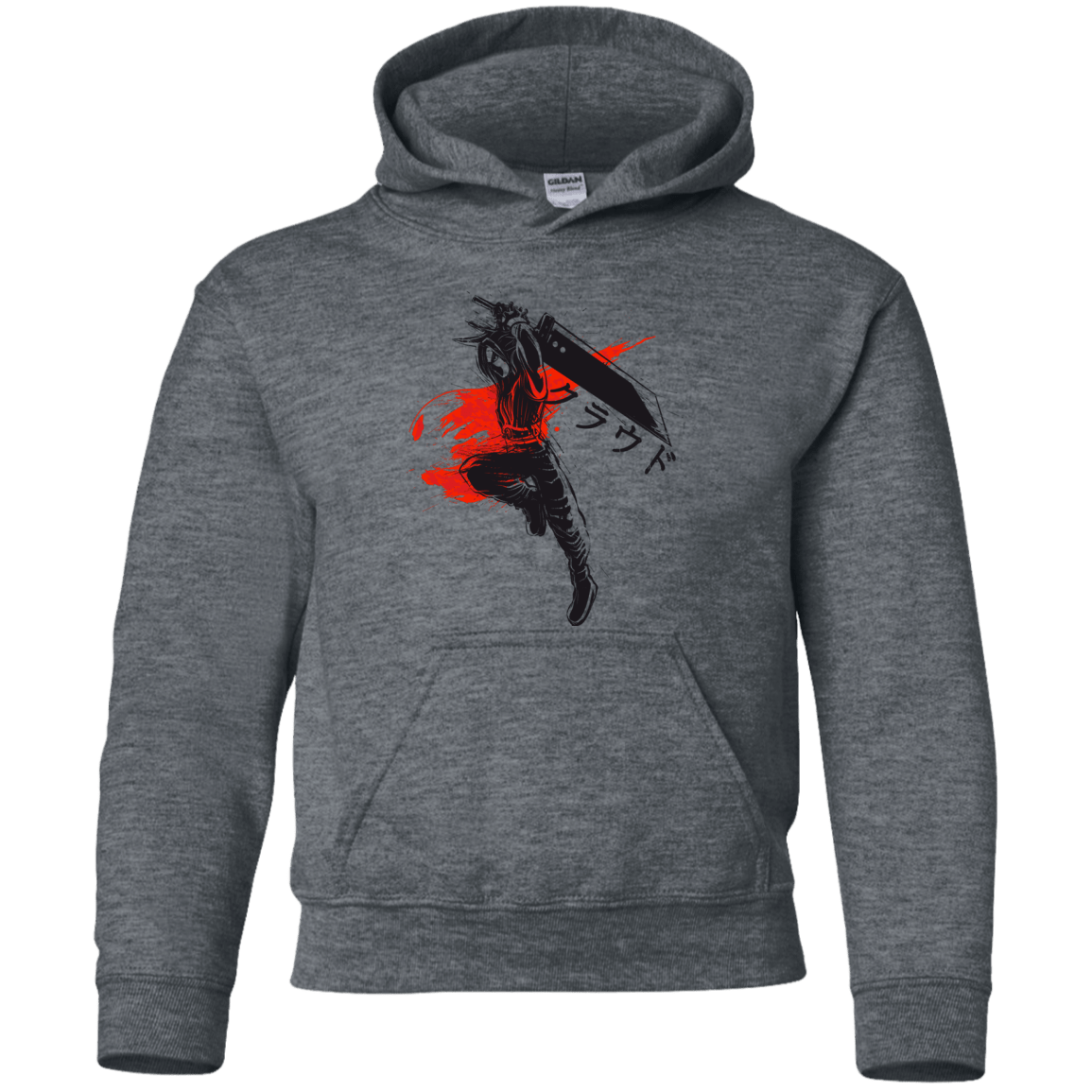 Sweatshirts Dark Heather / YS Traditional Soldier Youth Hoodie