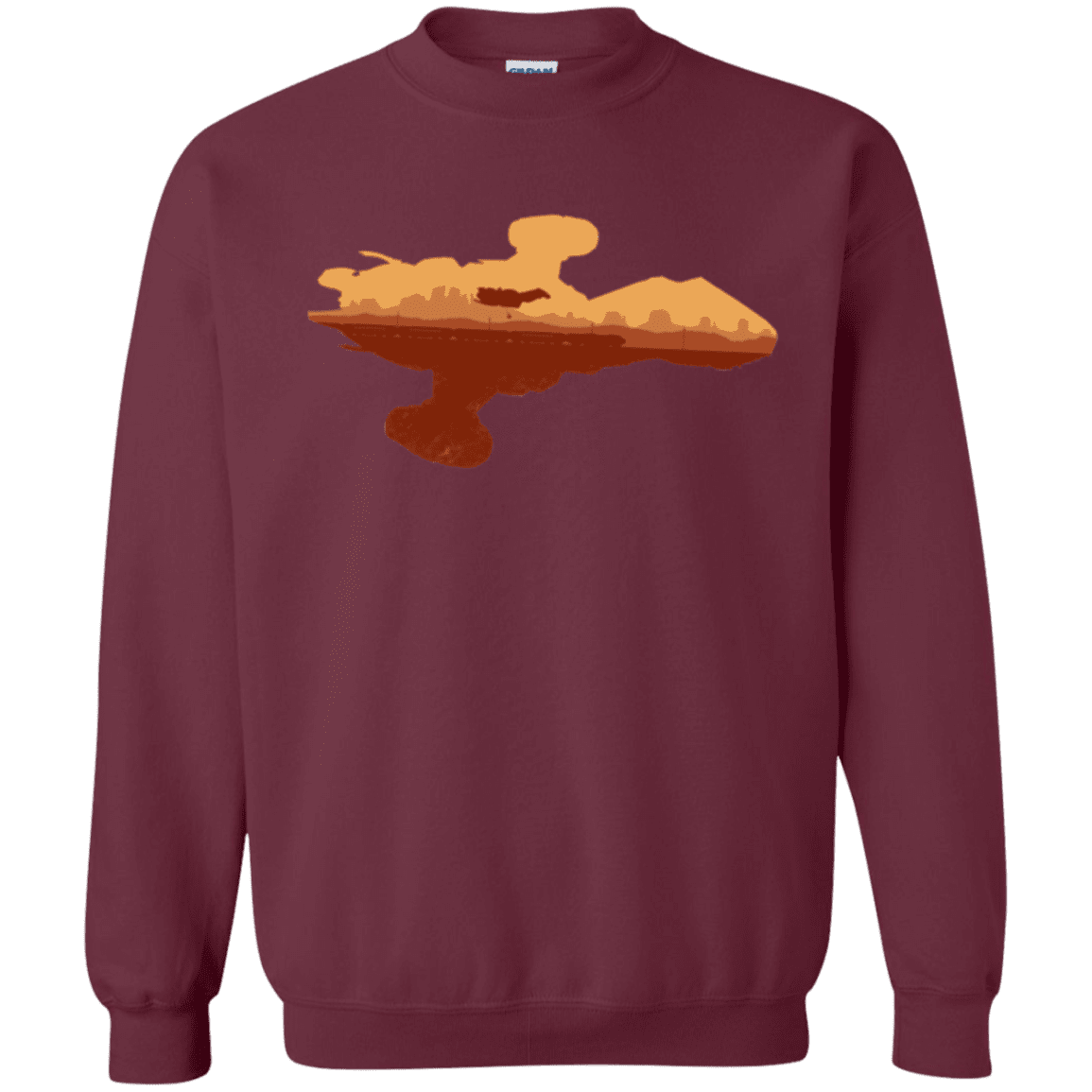 Sweatshirts Maroon / Small Train job Crewneck Sweatshirt